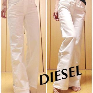 ディーゼル(DIESEL)のお買い得価格♥︎セミバギー風ディーゼルホワイトデニム(デニム/ジーンズ)