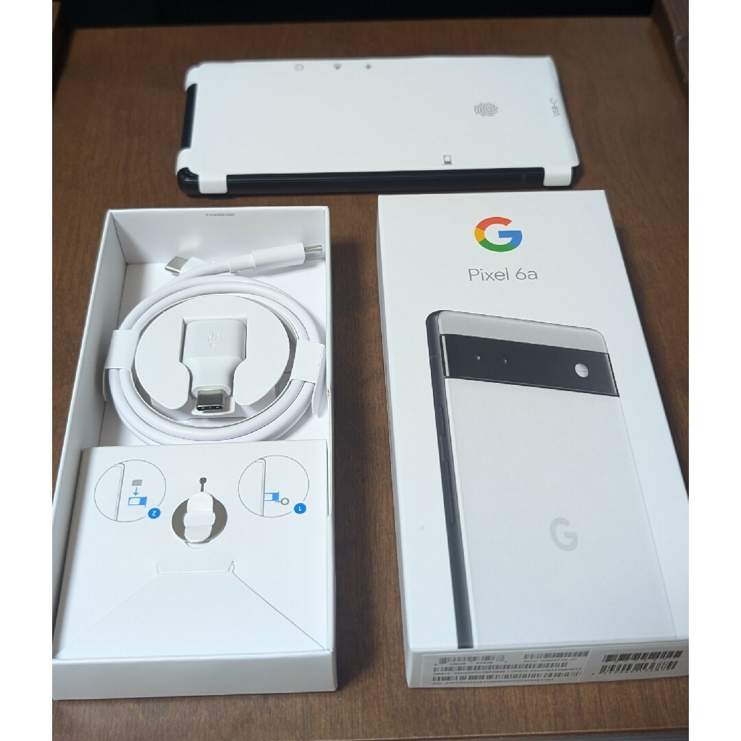 Google Pixel 6a チョーク 未使用ガラスフィルム&ケース付 Google Pixel 6a チョーク 未使用ガラスフィルム&ケース付