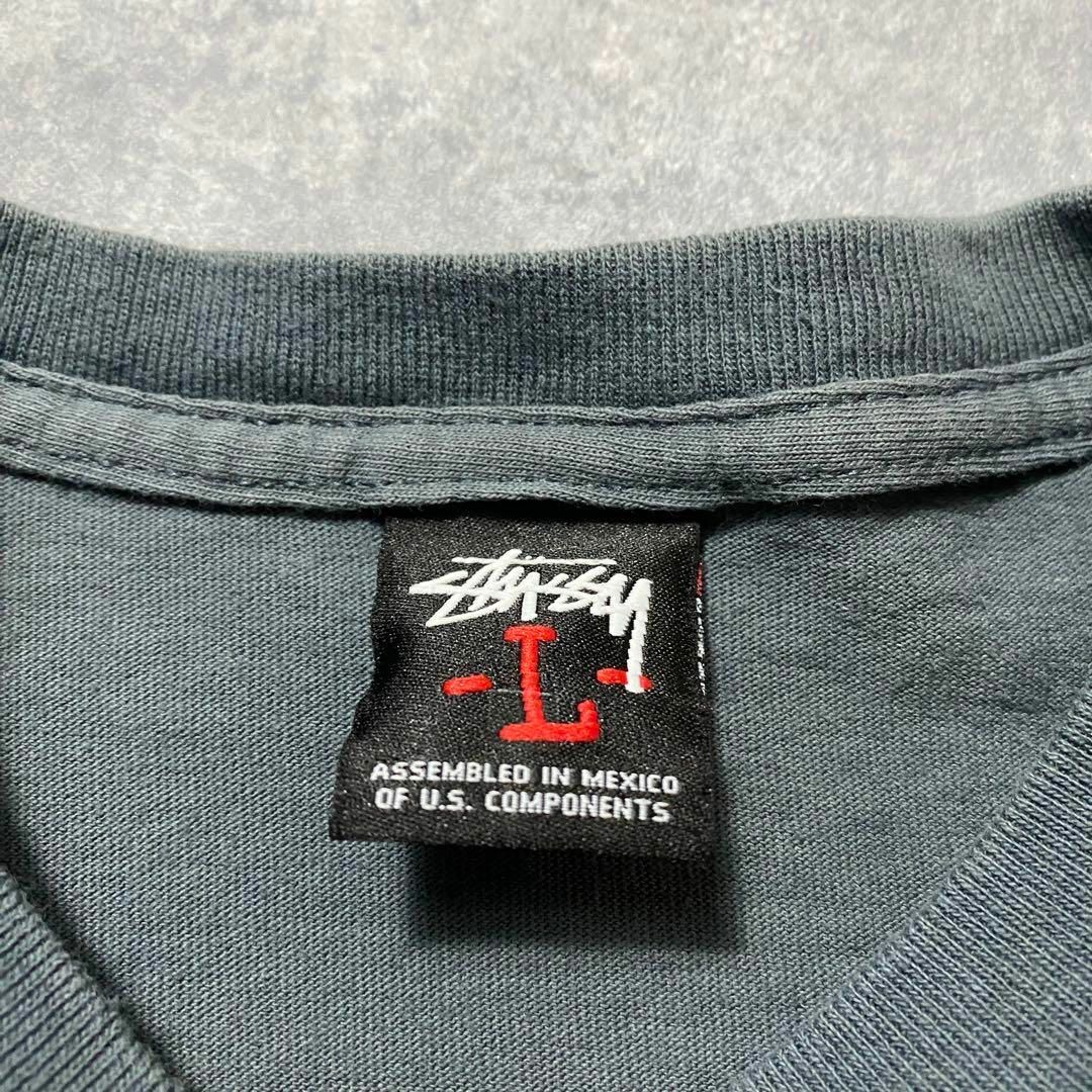 STUSSY - 00's stussy ステューシー スカルロゴ プリント T STUSSY - 00's stussy ステューシー スカルロゴ プリント T