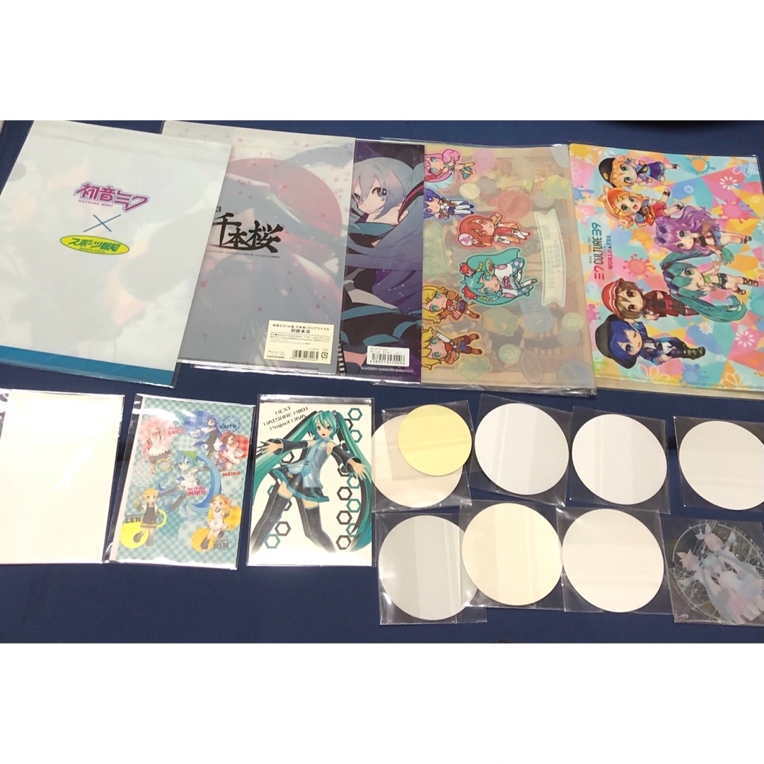 初音ミク ボカロ クリアファイル ステッカー ポストカード