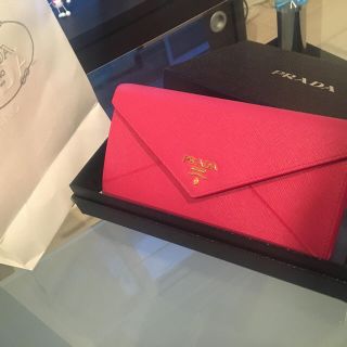 プラダ(PRADA)の新品未使用PRADA/プラダ/サフィアーノ/長財布/レター型(財布)