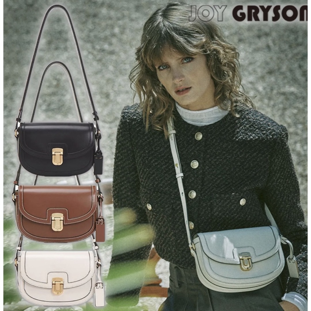 新品!JOY GRYSON☆ショルダーバッグ☆ブラック☆Mサイズ 新品!JOY GRYSON☆ショルダーバッグ☆ブラック☆Mサイズ