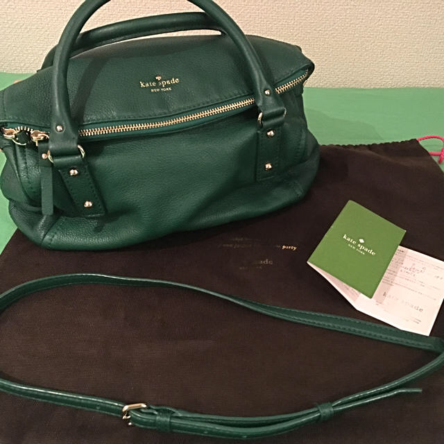 kate spade ♠︎ ケイトスペード 2way ショルダーバック グリーン