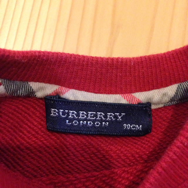 BURBERRY(バーバリー)の☆バーバリー2wayトレーナー90☆ キッズ/ベビー/マタニティのキッズ服男の子用(90cm~)(Tシャツ/カットソー)の商品写真