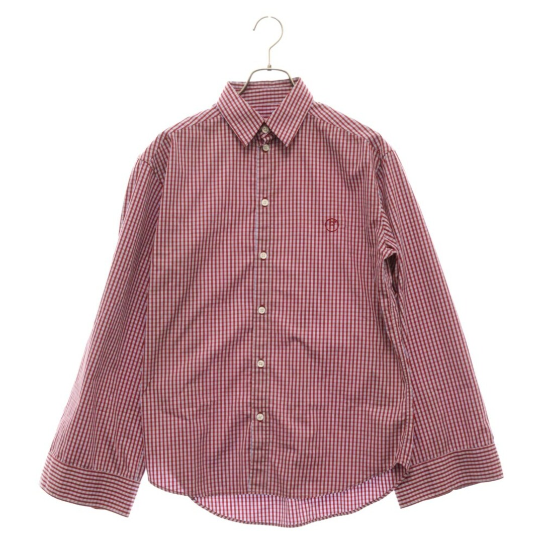 MARTINE ROSE マーティンローズ ロゴ刺繍 チェック柄 レギュラー MARTINE ROSE マーティンローズ ロゴ刺繍 チェック柄 レギュラー