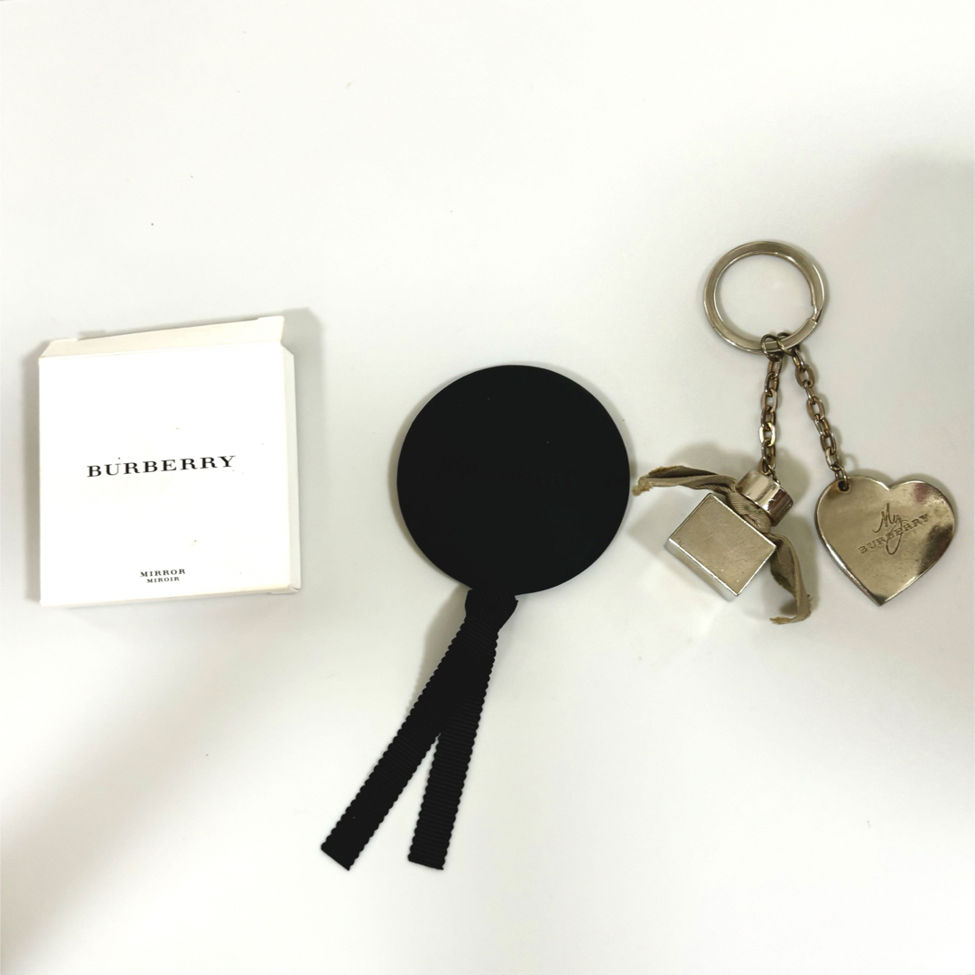 BURBERRY - 【非売品】バーバリー ミラー キーホルダー付き BURBERRY - 【非売品】バーバリー ミラー キーホルダー付き