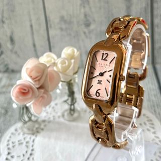 CELINE - 【希少】セリーヌ CELINE 腕時計 マカダム バングル の CELINE - 【希少】セリーヌ CELINE 腕時計 マカダム バングル の