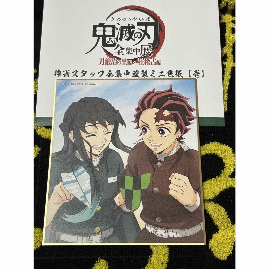鬼滅の刃 - 時透無一郎 竈門炭治郎 ミニ色紙 鬼滅の刃 全集中展 鬼滅の刃 - 時透無一郎 竈門炭治郎 ミニ色紙 鬼滅の刃 全集中展