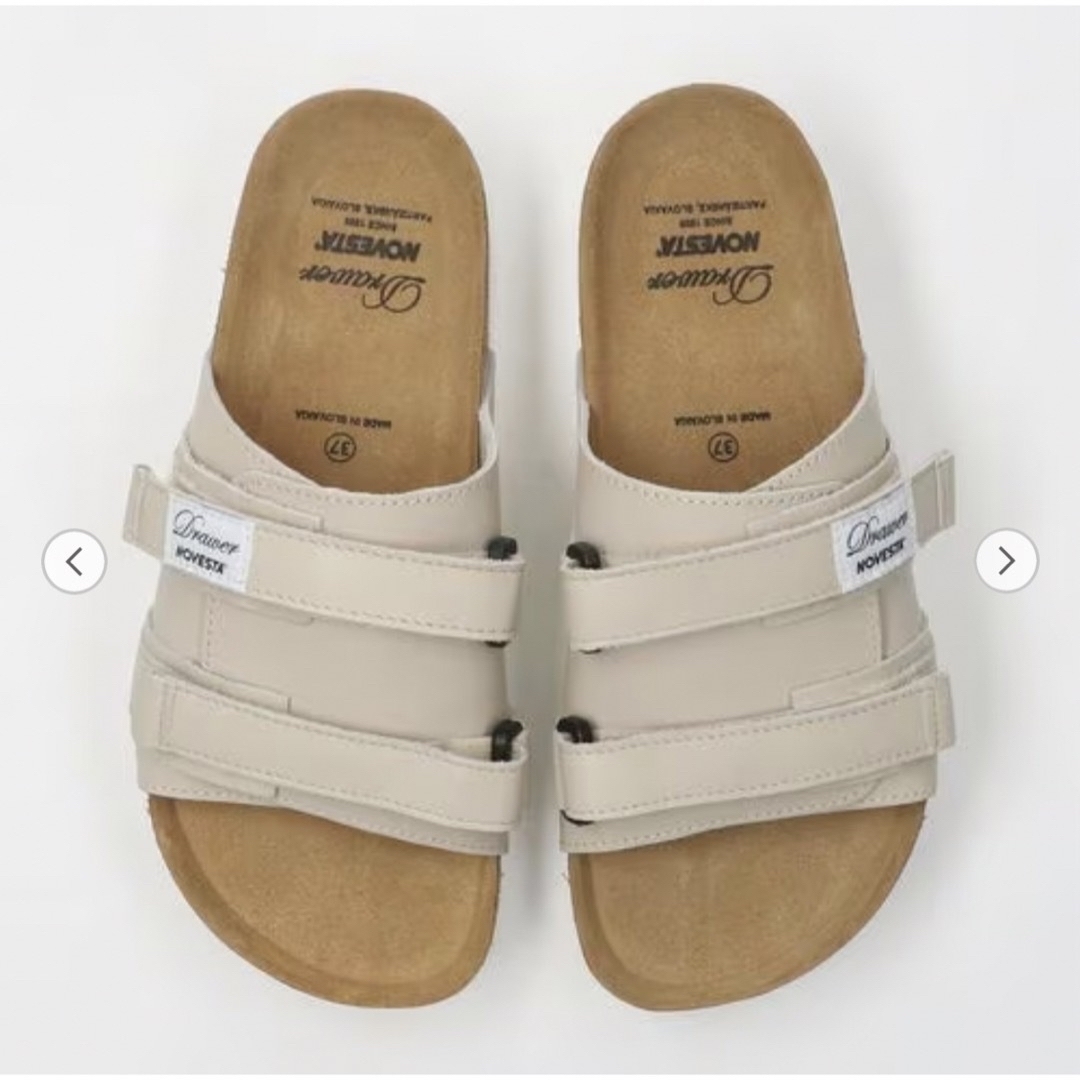 Drawer - ドゥロワー NOVESTA x Drawer PARTISAN サンダル 36の Drawer - ドゥロワー NOVESTA x Drawer PARTISAN サンダル 36の