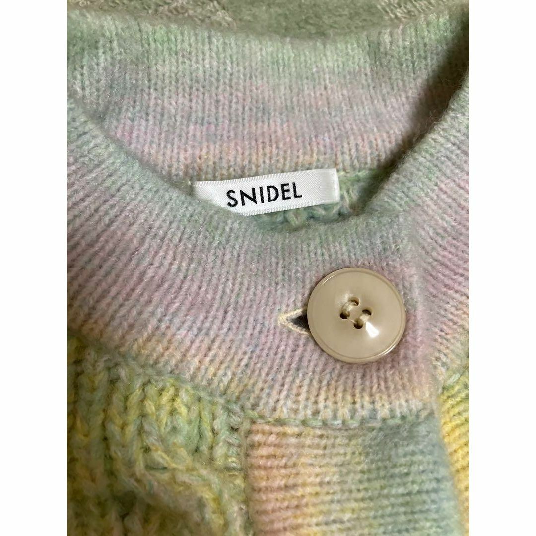 特売 SNIDEL ミックスカラー グラデーションカーデ ニット スナイデル ニット+セーター