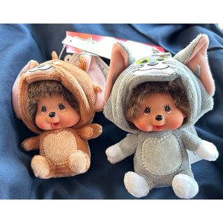 セキグチ(Sekiguchi)のトムとジェリー　モンチッチ　顔でかSSキーチェーン　2種セット(キャラクターグッズ)