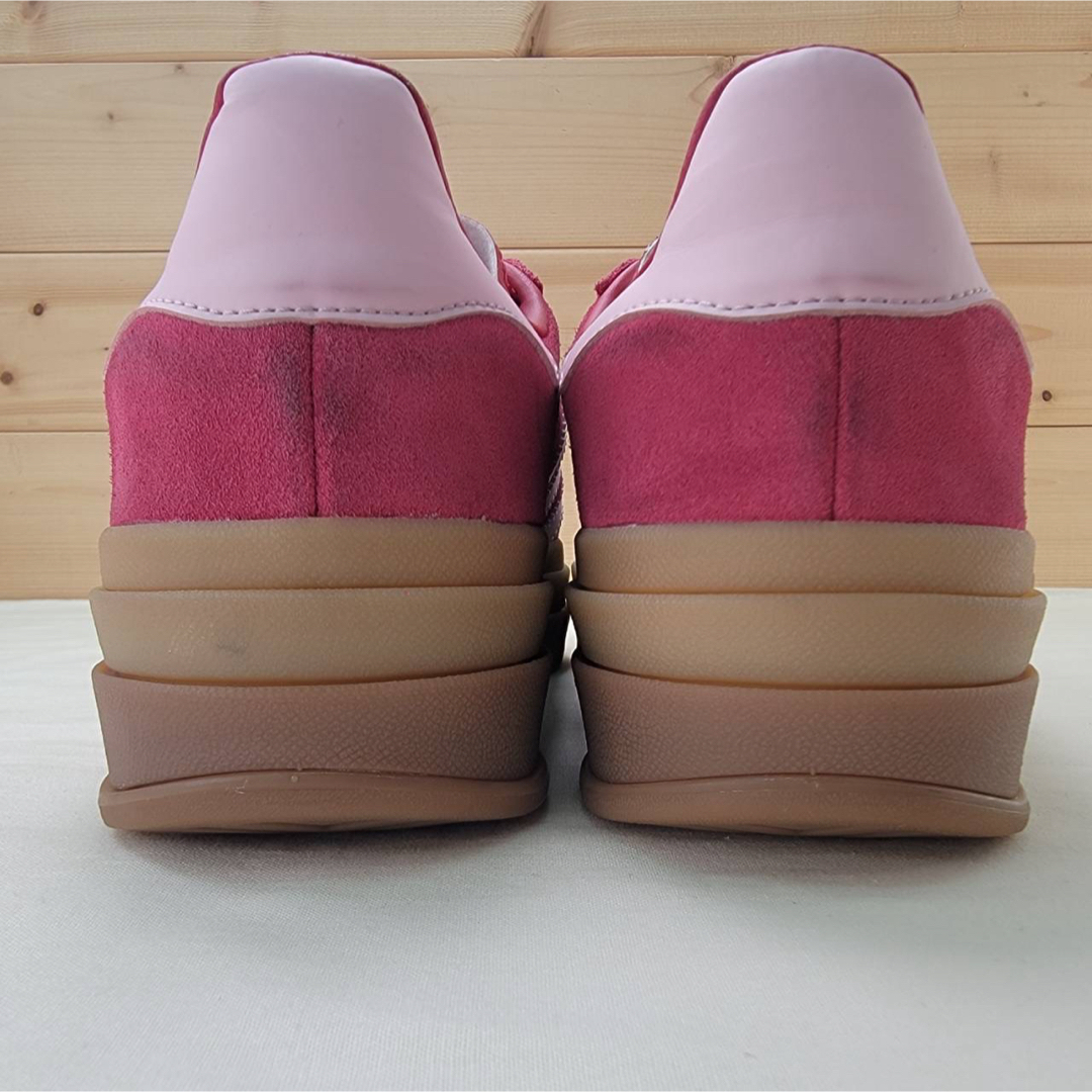 adidas - アディダス ガゼル ボールド ピンク/ホワイト 厚底 25 adidas - アディダス ガゼル ボールド ピンク/ホワイト 厚底 25