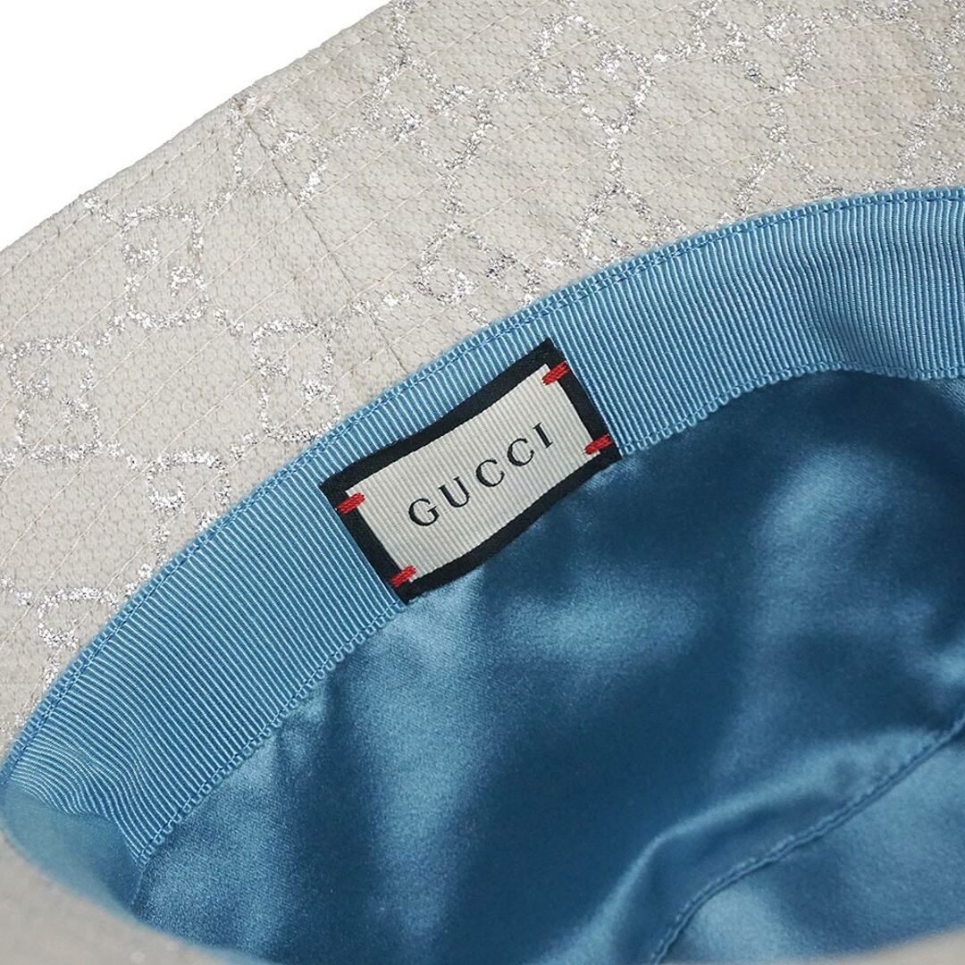 GUCCI - グッチ GGラメ バケットハット 帽子 Mサイズ 57cm オフ