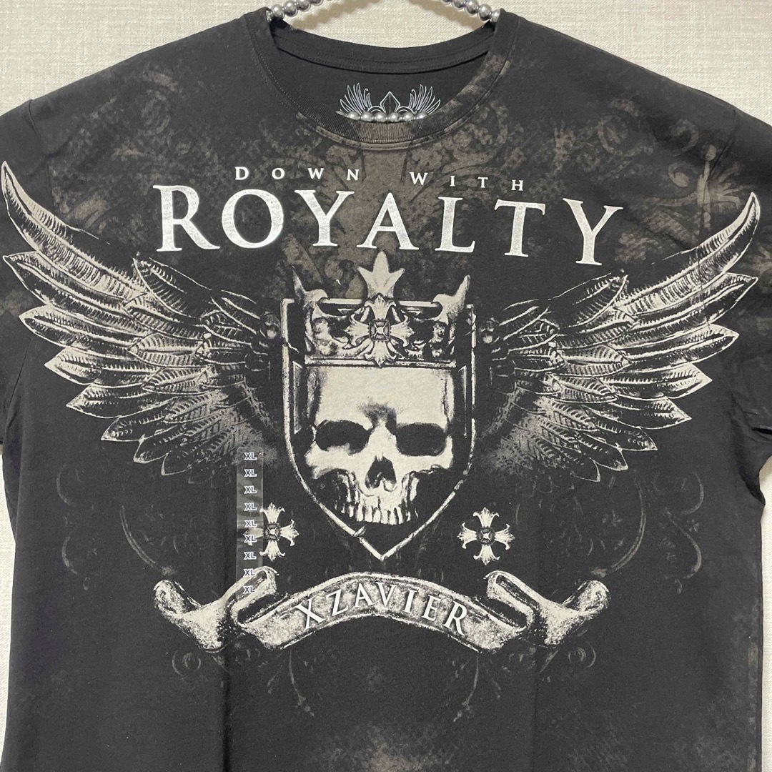 Ed Hardy(エドハーディー)のXzavier Down With Royalty USA製 直輸入 新品 XL メンズのトップス(Tシャツ/カットソー(半袖/袖なし))の商品写真