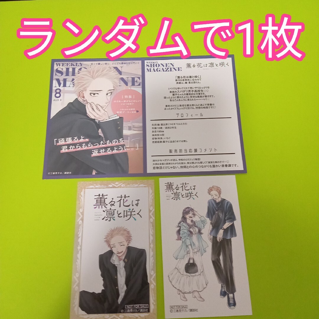特典4点 薫る花は凛と咲く 全巻 1〜13巻 初回限定イラスト 特典4点 薫る花は凛と咲く 全巻 1〜13巻 初回限定イラスト