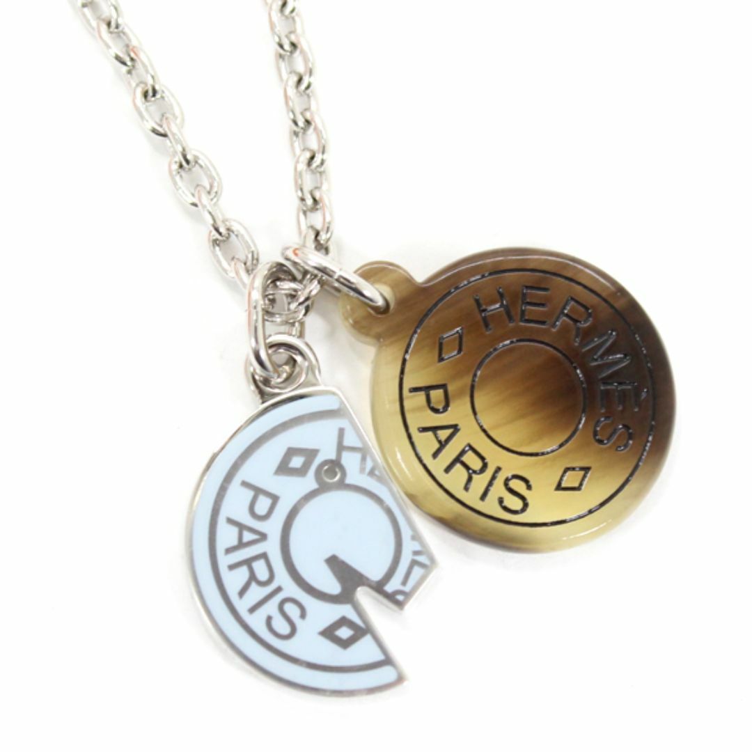 HERMES - 【新品】エルメス クルードセル カルーゼル ネックレス ペンダントネック シルバー チェーンネックレス レディース ブルーラン HERMES 馬 おしゃれ ファッションアイテム アクセサリー オシャレ 人気 ブランド エルメス