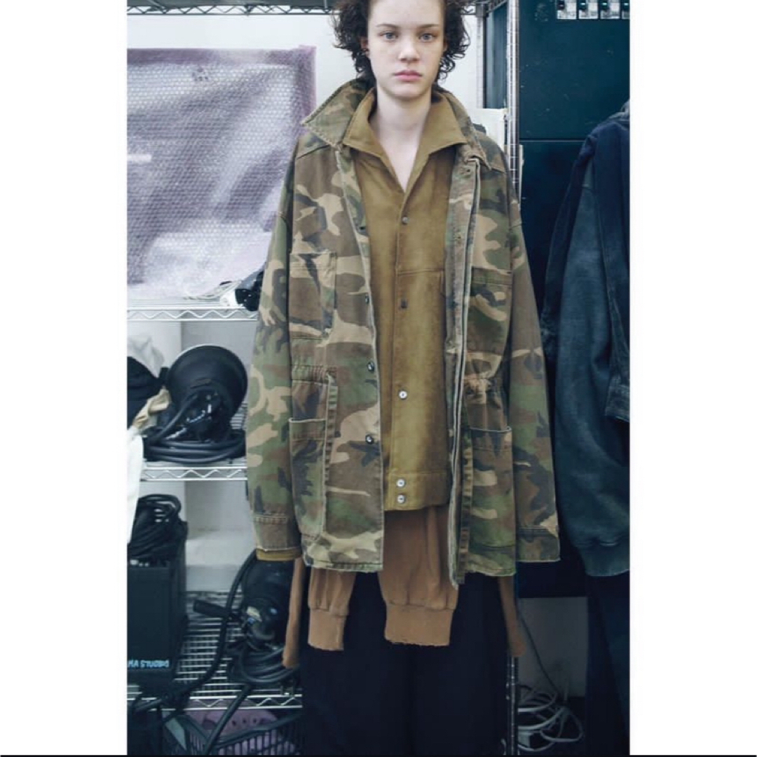 ancellm camo jacket 迷彩 ジャケット アンセルム フーディの ancellm camo jacket 迷彩 ジャケット アンセルム フーディの