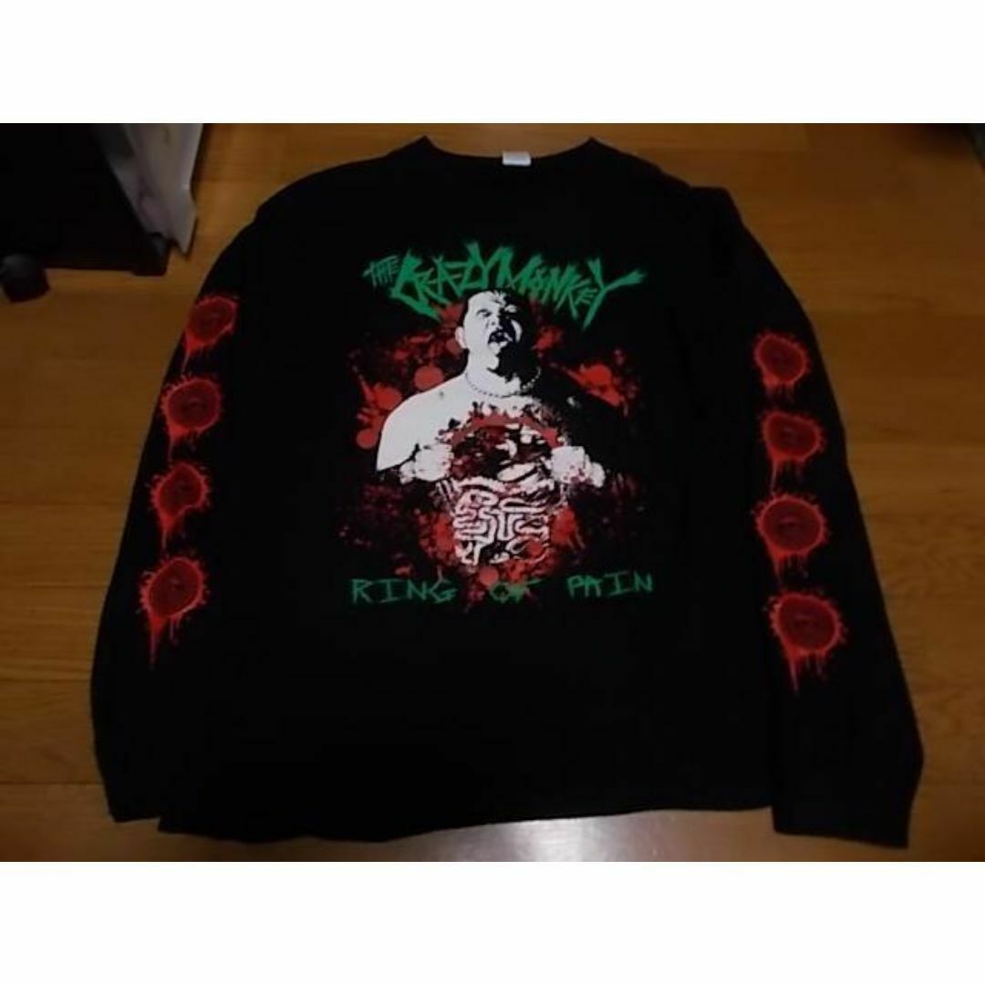 葛西純 ロンT ロング Tシャツ XL 黒 プロレス デスマッチ 葛西純 ロンT ロング Tシャツ XL 黒 プロレス デスマッチ