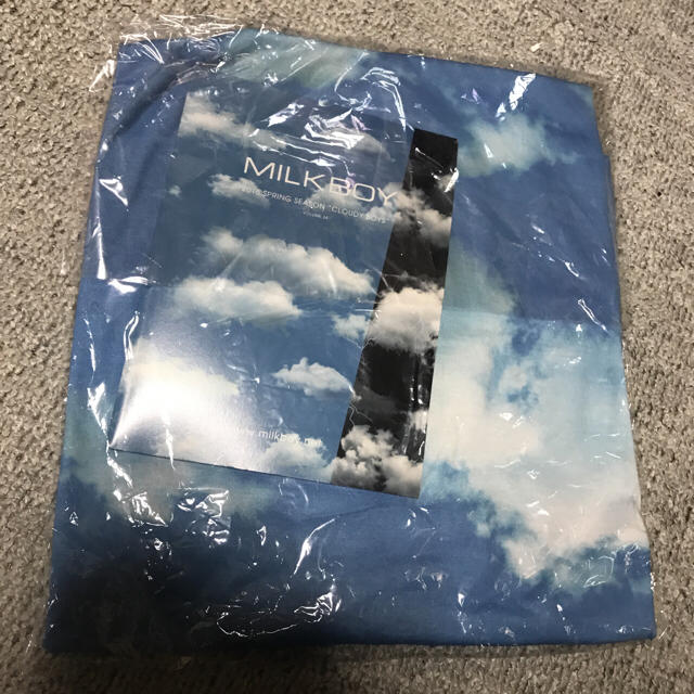 MILKBOY(ミルクボーイ)の即購入OK MILKBOY CLOUDY BOY TシャツLサイズ 新品 レディースのトップス(Tシャツ(半袖/袖なし))の商品写真