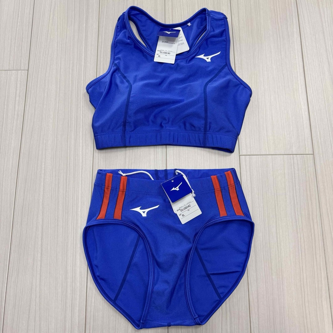 新品・3XL・ミズノ・陸上ユニフォーム・上下セット・上・ブルー 新品・3XL・ミズノ・陸上ユニフォーム・上下セット・上・ブルー
