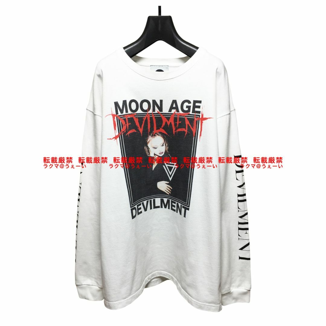 新品未使用 Moonage Devilment GA10周年記念 ロンT WHT 新品未使用 Moonage Devilment GA10周年記念 ロンT WHT