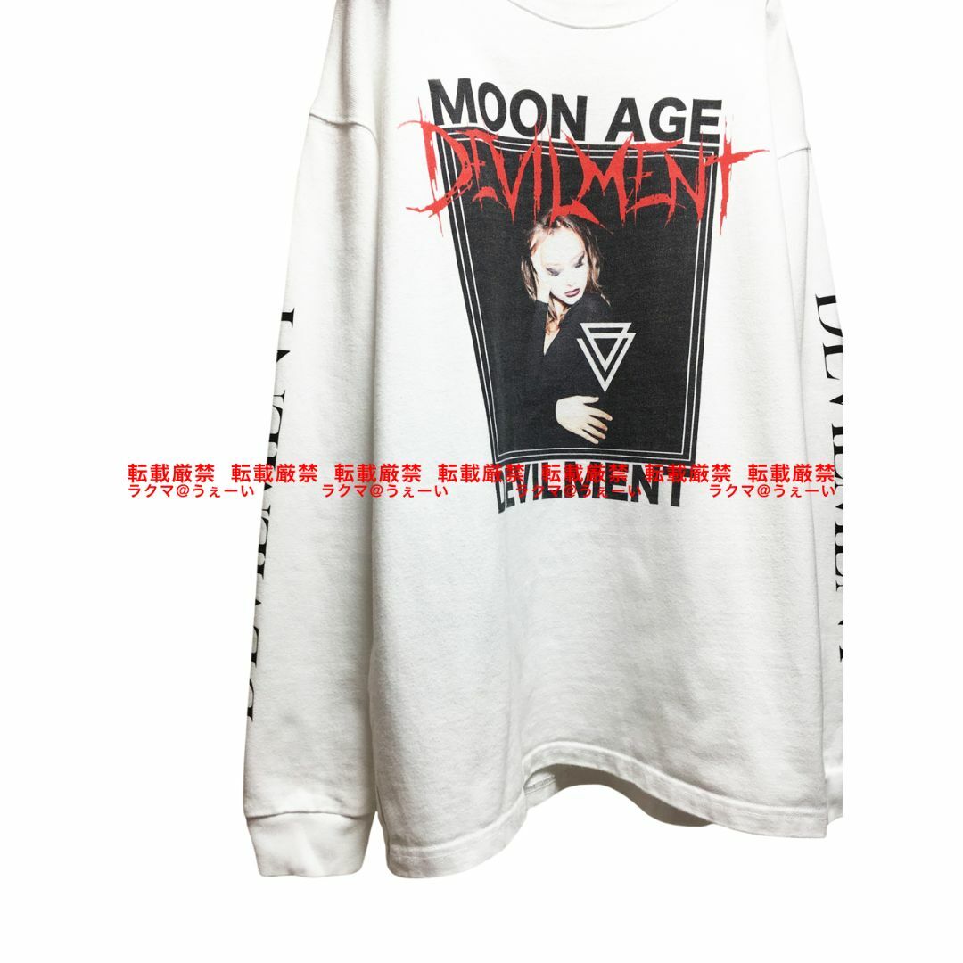 新品未使用 Moonage Devilment GA10周年記念 ロンT WHT 新品未使用 Moonage Devilment GA10周年記念 ロンT WHT