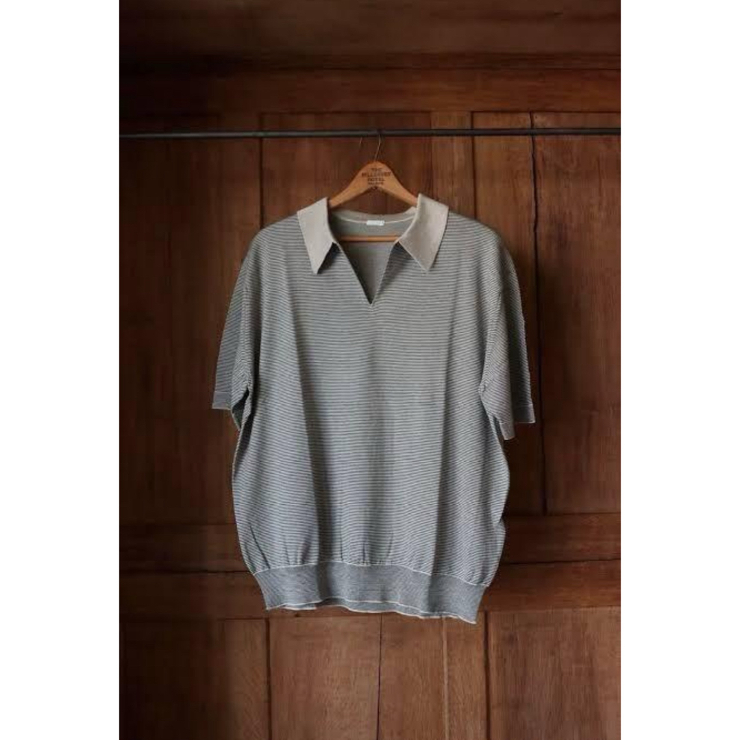 A.PRESSE 24SS スキッパーニット ポロ ポロシャツ A.PRESSE 24SS スキッパーニット ポロ ポロシャツ