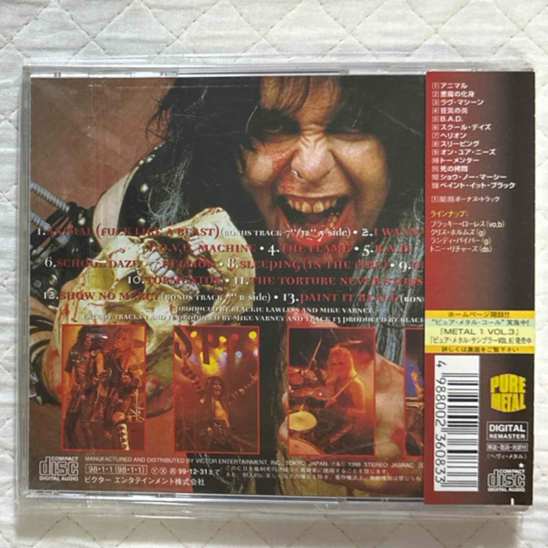 帯付き！国内盤！W.A.S.P. / 魔人伝の通販 by ikeruakeru2024's