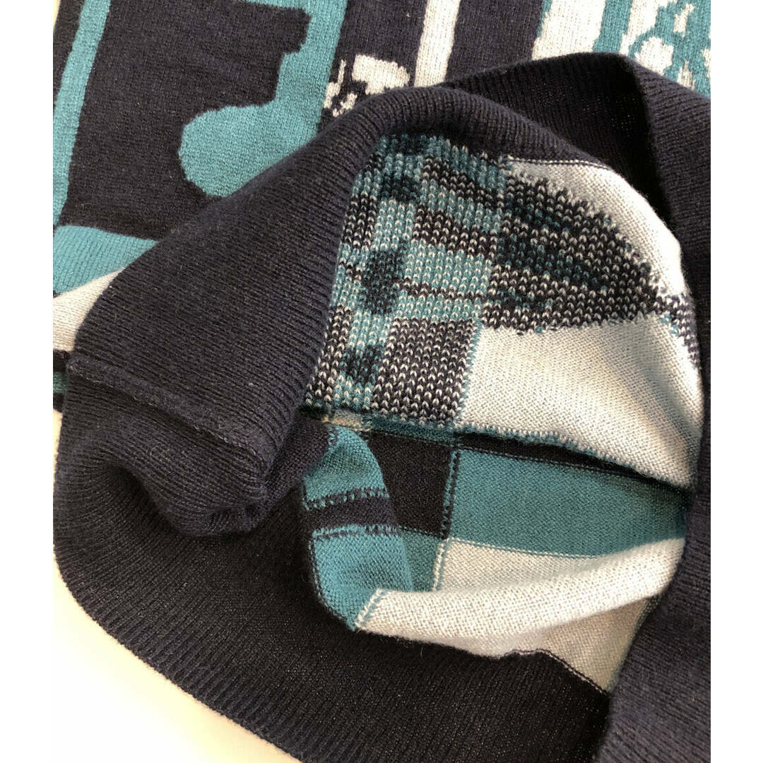 HERMES - エルメス 長袖ニット カシミヤ100% ブリッドドゥガラ HERMES - エルメス 長袖ニット カシミヤ100% ブリッドドゥガラ