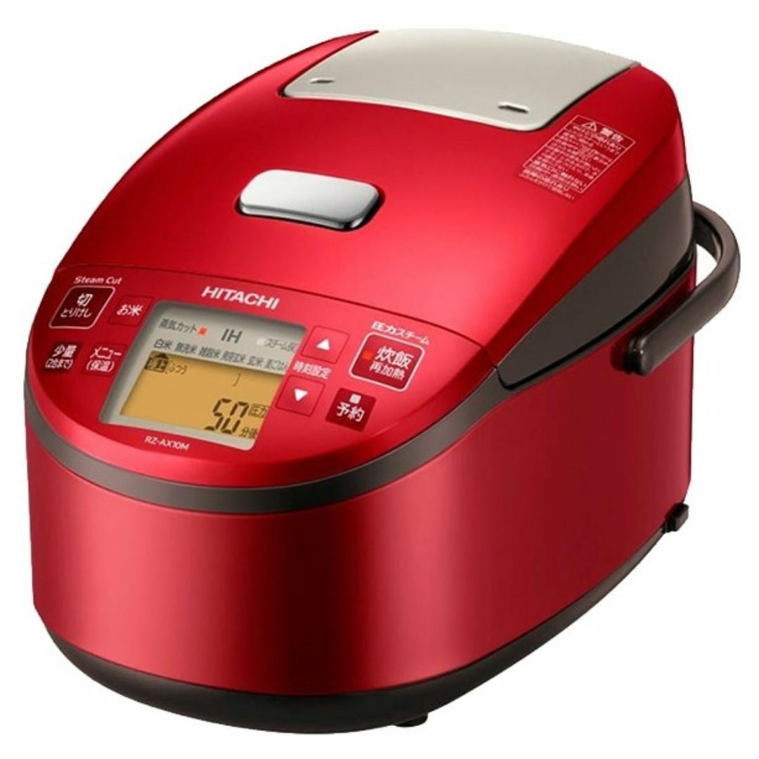 RZ-AX10M-R 圧力IHタイプジャー炊飯器 5.5合炊 HITACHI 赤 RZ-AX10M-R 圧力IHタイプジャー炊飯器 5.5合炊 HITACHI 赤