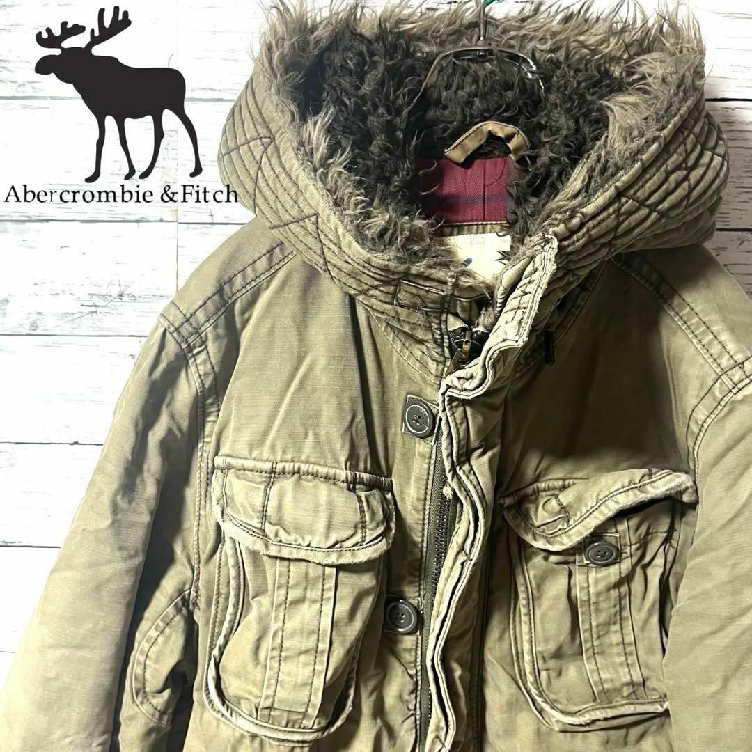 abercrombie kids オリーブグリーン ミリタリージャケット abercrombie kids オリーブグリーン ミリタリージャケット