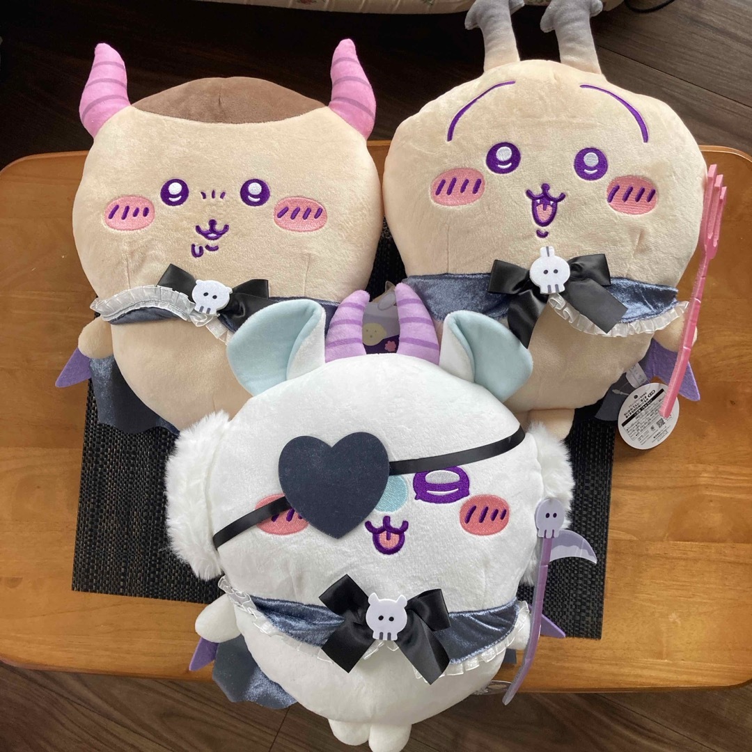 ちいかわ てんしあくま あくまなBIGぬいぐるみ 全3種セット ちいかわ てんしあくま あくまなBIGぬいぐるみ 全3種セット