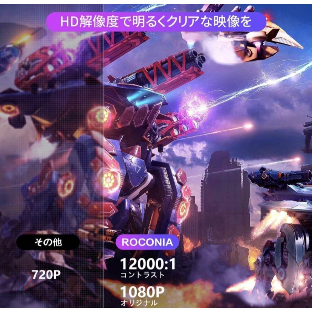 新登場プロジェクター100インチスクリーン&収納バッグ付属 WiFi 新登場プロジェクター100インチスクリーン&収納バッグ付属 WiFi