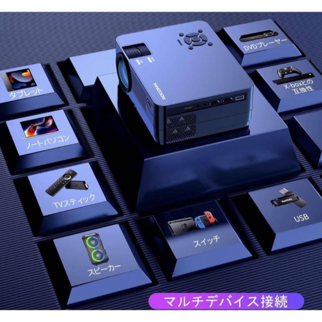 新登場プロジェクター100インチスクリーン&収納バッグ付属 WiFi 新登場プロジェクター100インチスクリーン&収納バッグ付属 WiFi