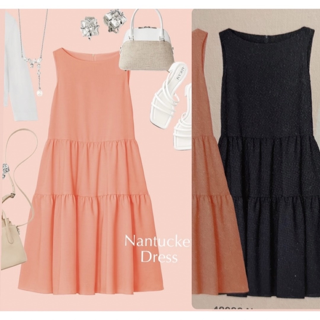 フォクシーFOXEY「Nantucket Dress」ミッドナイトブルー フォクシーFOXEY「Nantucket Dress」ミッドナイトブルー