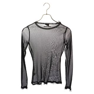 Jean Paul GAULTIER CLASSIQUE Logo Printed Mesh T-shirt Black Jean Paul GAULTIER CLASSIQUE Logo Printed Mesh T-shirt Black