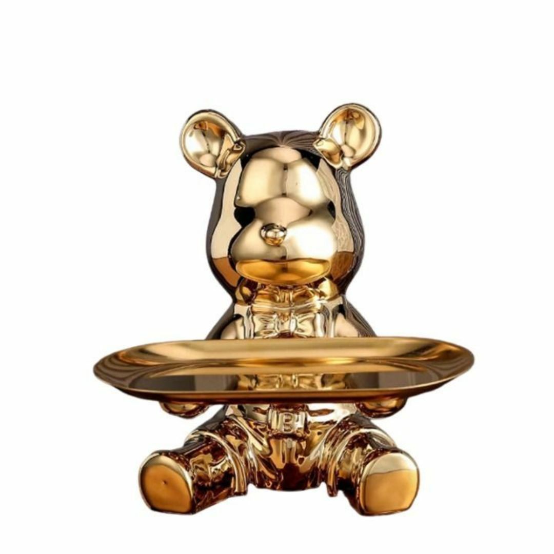 小物入れ 貯金箱 クマ メタル 金 ゴールド 置物 ギフト キー 小物入れ 貯金箱 クマ メタル 金 ゴールド 置物 ギフト キー