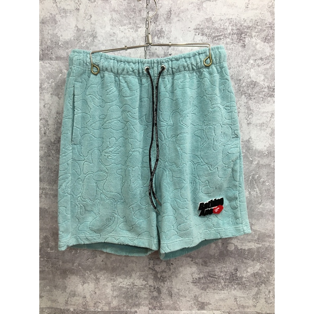 A BATHING APE - A BATHING APE LINE CAMO TERRY TOWEL SHORTS A BATHING APE - A BATHING APE LINE CAMO TERRY TOWEL SHORTS