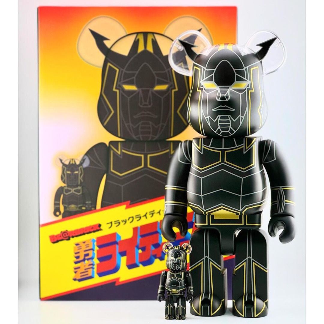 BE@RBRICK BLACK RYDEEN 100% & 400% BE@RBRICK BLACK RYDEEN 100% & 400%