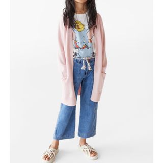 ザラキッズ(ZARA KIDS)のZARA   ザラ　ロングカーディガン　140(カーディガン)