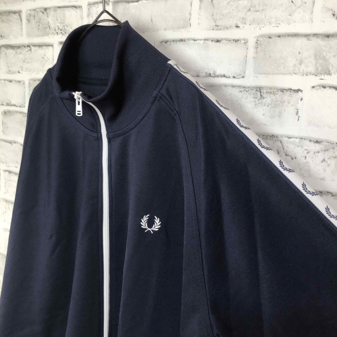 FRED PERRY - XL⭐️Fred Perry トラックジャケット 刺繍/テープ