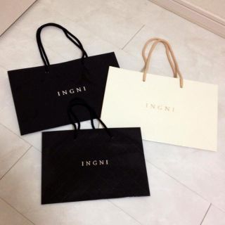 イング(INGNI)のショッパー3点セット(ショップ袋)