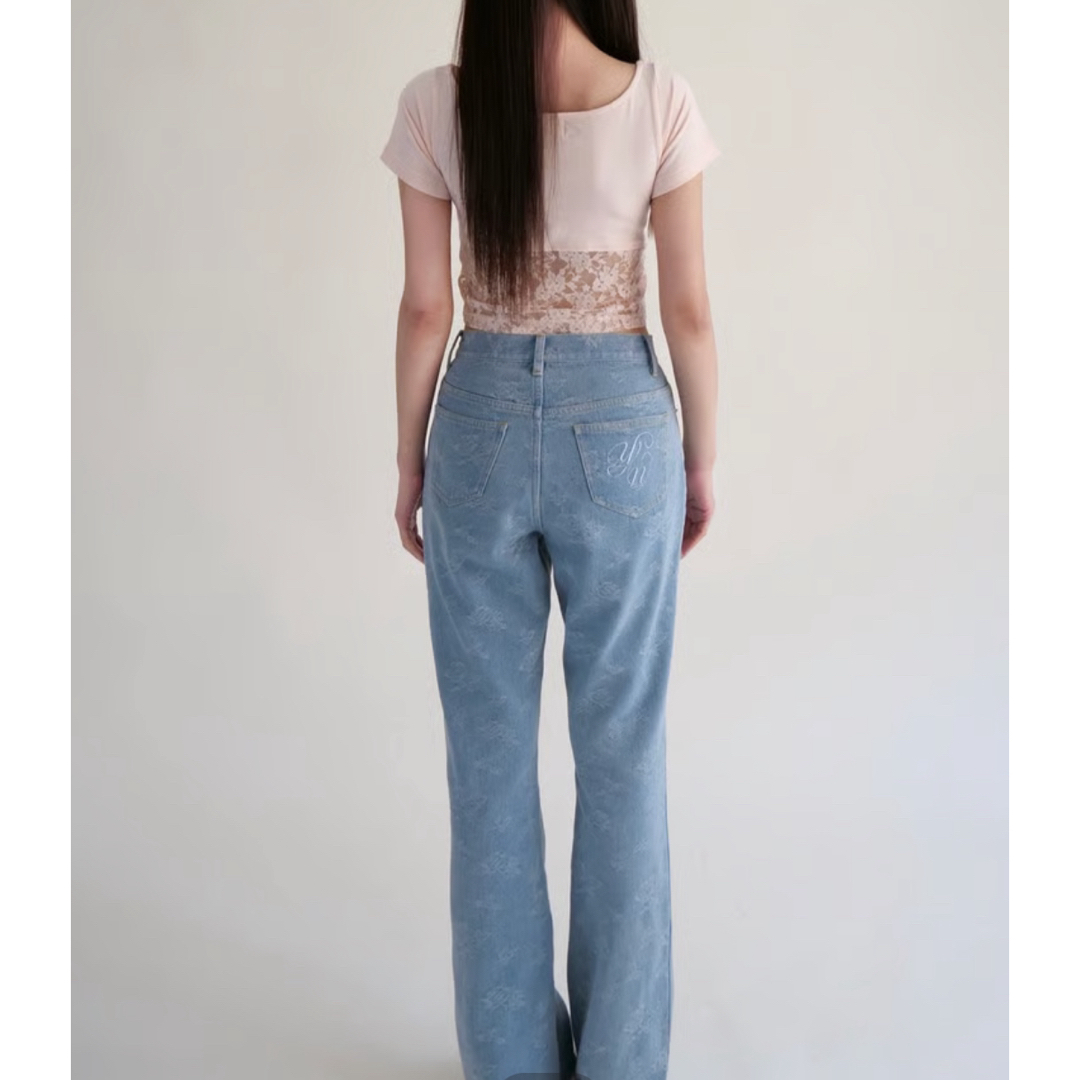 完売イロン YILON Little rose high-waist デニム レディースのパンツ(デニム/ジーンズ)の商品写真
