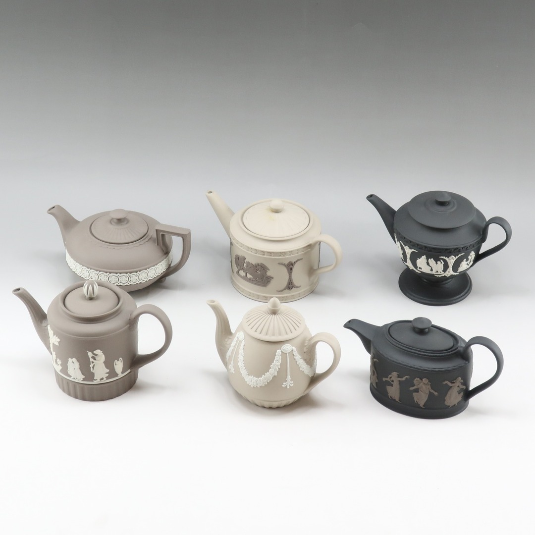 Wedgwood】ウェッジウッド ティーポット コレクション 6個セット Wedgwood】ウェッジウッド ティーポット コレクション 6個セット