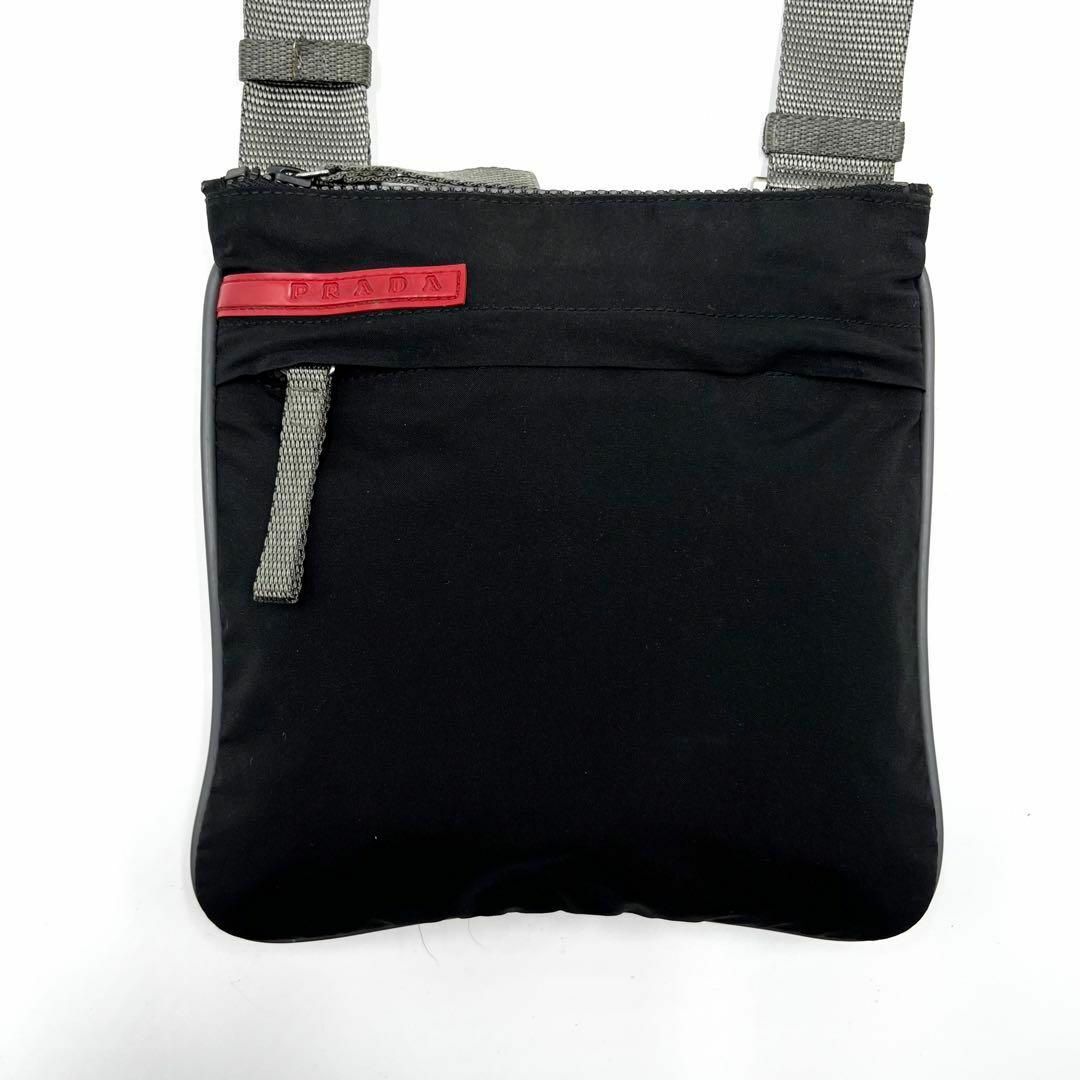 美品】PRADA SPORTS ショルダーバッグ サコッシュ ブラック 美品】PRADA SPORTS ショルダーバッグ サコッシュ ブラック