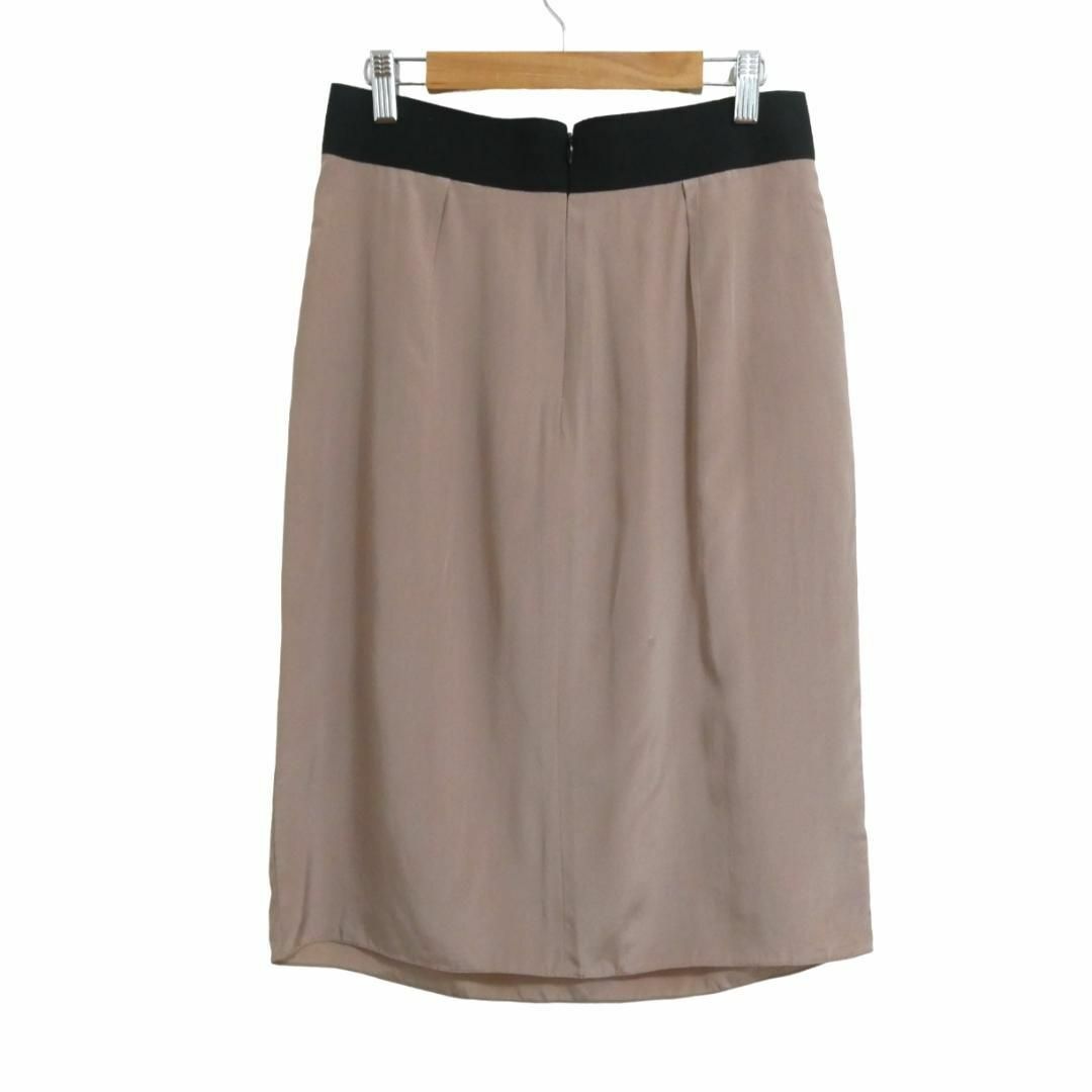 VALENTINO - 美品 VALENTINO シルク タック ロング タイト VALENTINO - 美品 VALENTINO シルク タック ロング タイト