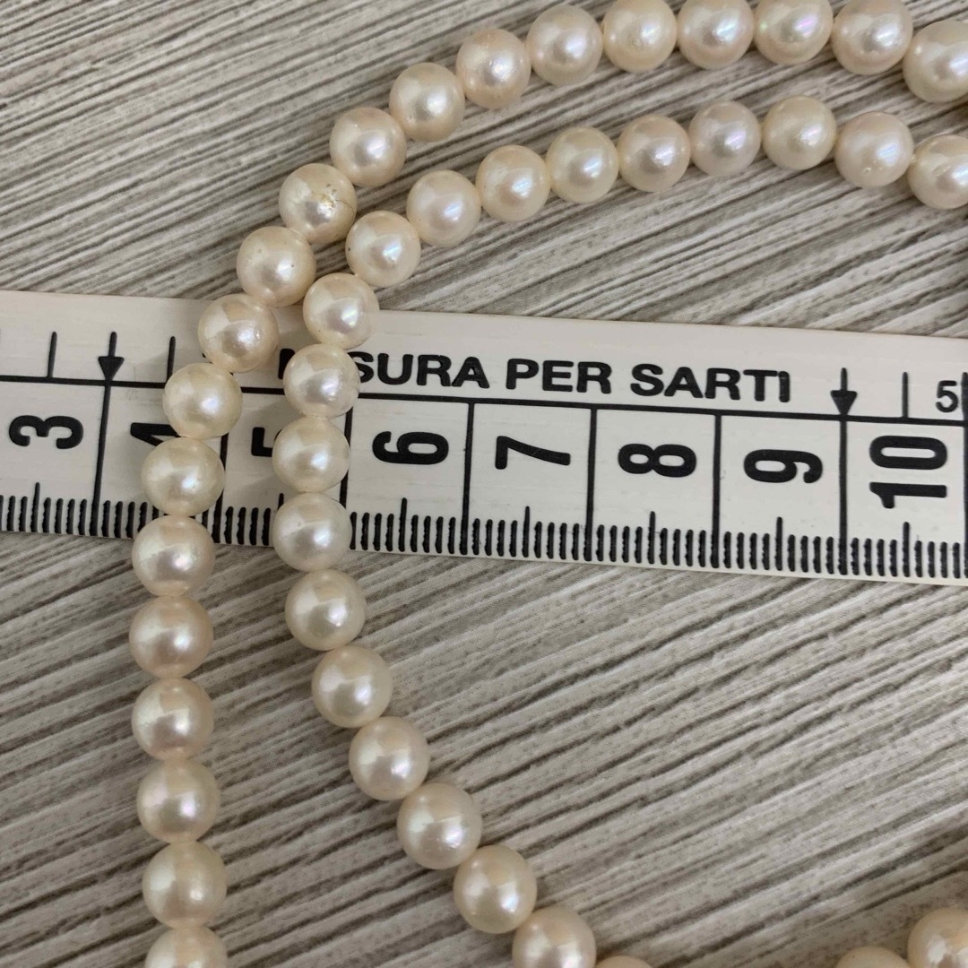パールネックレス 本真珠ネックレス シルバー金具 パールネックレス 本真珠ネックレス シルバー金具