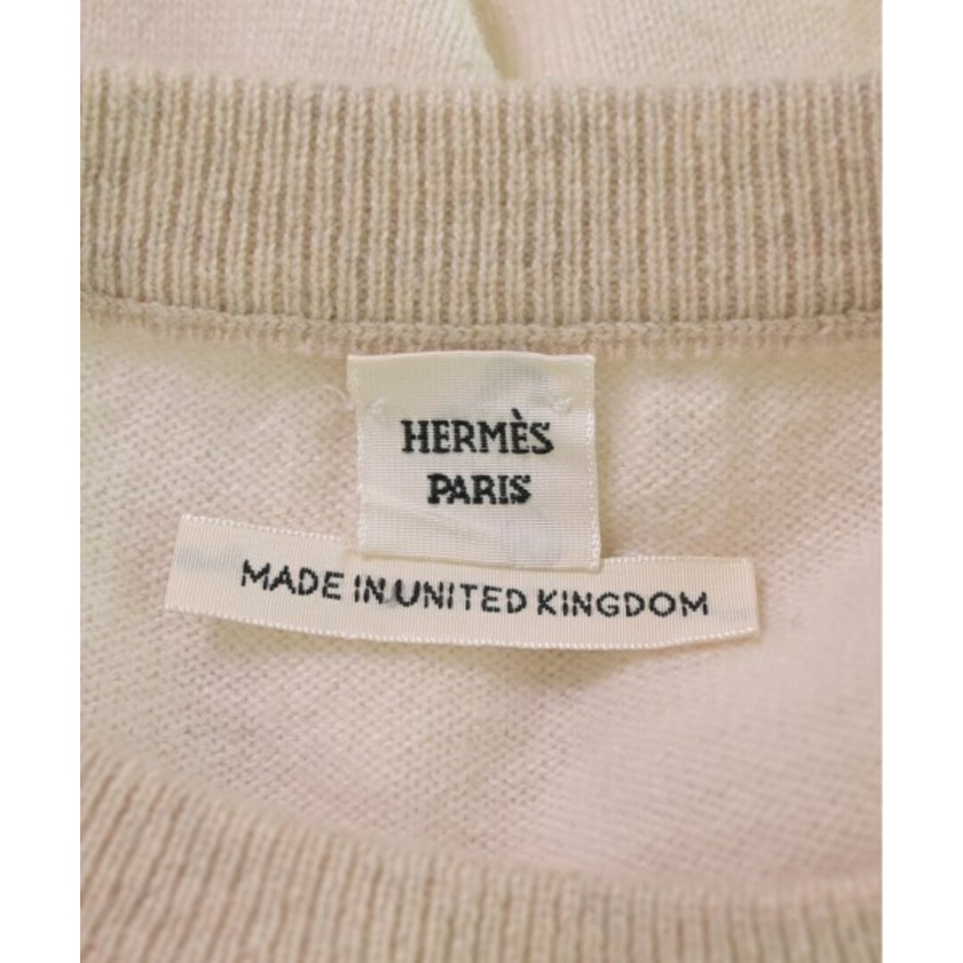 HERMES エルメス ニット・セーター 34(XXS位) ベージュx HERMES エルメス ニット・セーター 34(XXS位) ベージュx