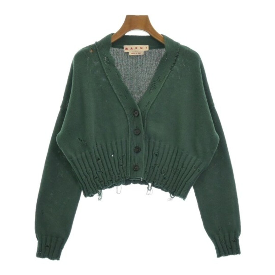 MARNI - MARNI マルニ カーディガン 38(S位) 緑 【古着】【中古 MARNI - MARNI マルニ カーディガン 38(S位) 緑 【古着】【中古