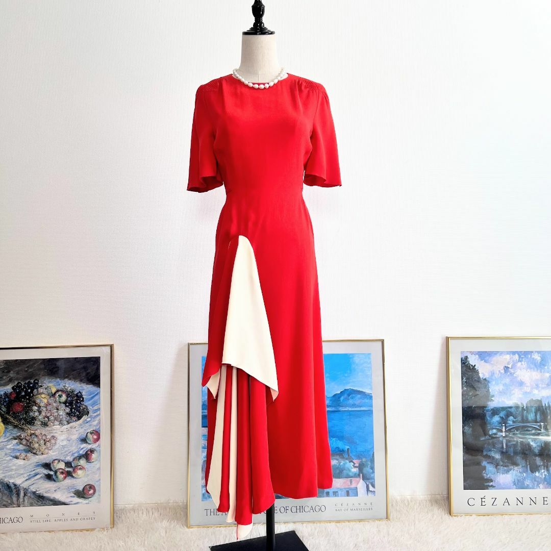 HERMES - ☆HERMES☆美品☆シルク100☆レイヤード☆ロング HERMES - ☆HERMES☆美品☆シルク100☆レイヤード☆ロング